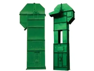 ناقل رأسي بالقادوس للأسمدة (مصعد ناقل)